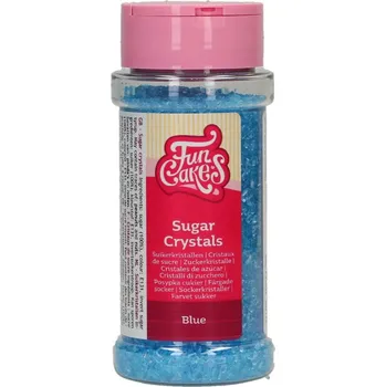 Jedlá dekorace na dort Modrý cukr cukrářské zdobení