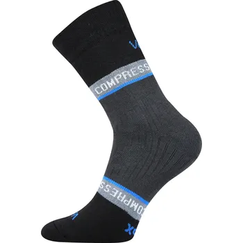 Pánské ponožky Ponožky VoXX kompresní vysoké černé (Fixan) S Možnost vrácení zboží ZDARMA do 120 dnů!