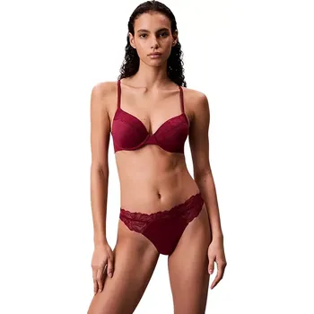 Souprava dámského spodního prádla Podprsenka CK QF8443 burgundy velikost 80D
