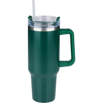 Termoska Alpina Termohrnek dvoustěnný z nerezové oceli 1,2 l zelená