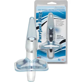 Purrfect Plug Clear Blue