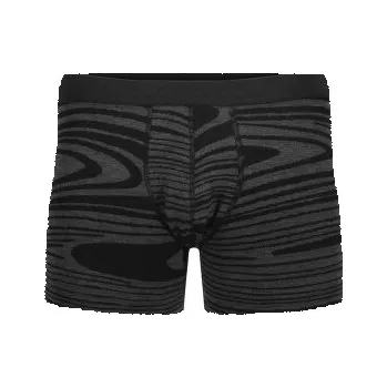 Boxerky Aclima WarmWool Boxer Shorts Men Black Motion černá XXL