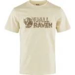 Fjällräven Lush Logo T-Shirt Men Chalk White béžová S