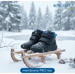 Protetika - zimní barefoot boty s membránou PRO-TEX DARYK nero - zateplené Veľkosť: 34