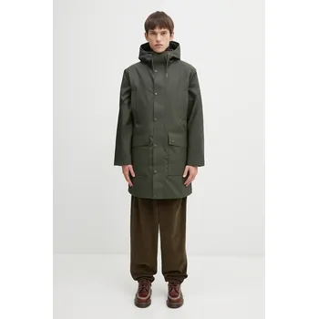 Dámská parka Parka Rains Nome Long Parka W3T3 zelená barva, zimní, 21460.03, XS, 78X