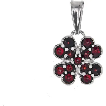 Přívěsek Český granát přívěsek stříbrný 140436