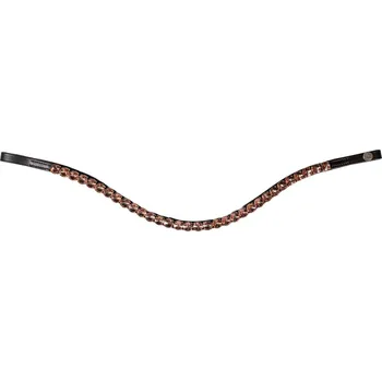 Čelenka Čelenka Rosegold Glamour Style - hnědá/růžové zlato - Pony