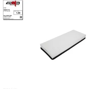 Klimatizace automobilu Filtr, vzduch v interiéru AUTOMEGA 180001710