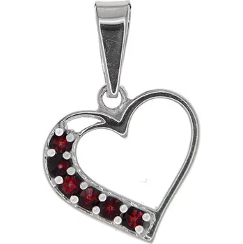 Přívěsek Český granát přívěsek stříbrný 141087