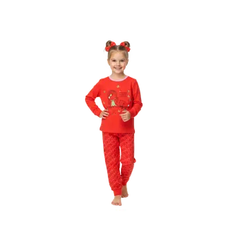 Dívčí pyžamo Dívčí pyžamo oranžové Wolf S2152D Velikost: 110