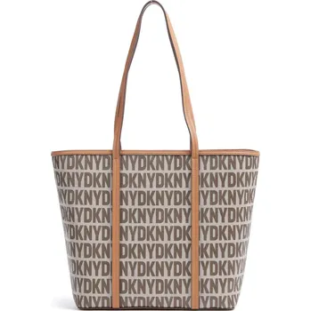 Kabelka DKNY M7A kabelka přes rameno logo hnědá