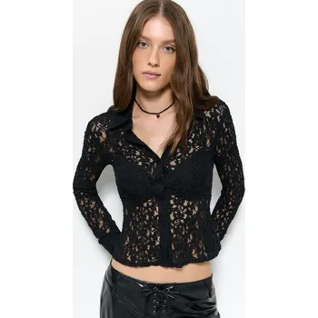 Košile slim fit - S - House - černá - 623HG-99X