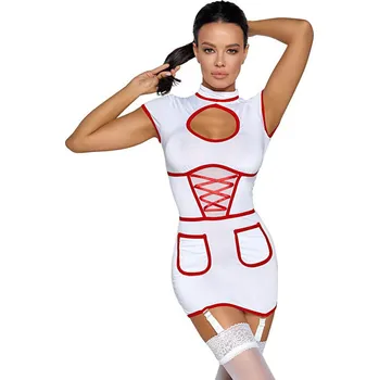Dámský erotický kostým Cottelli Nurse Costume Pixy, kostýmek sexy doktorka S