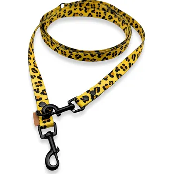 Vodítko pro psa PafDog® Přepínací designové vodítko PafDog®, 5 délek, vzor LEOPARD DÉLKA: 1,5m, ŠÍŘKA VODÍTKA: 15 MM