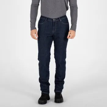 Moto kalhoty Pánské kevlarové jeansy Knox Richmond MK3, třída AA, modré, SHORT 30¨ Velikost: XXL