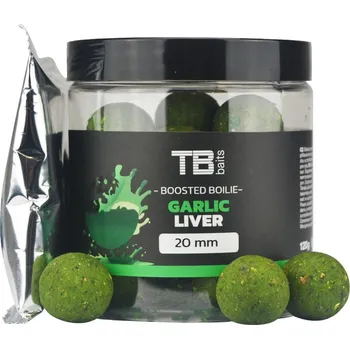 Nástraha TB Baits boosterované boilies Garlic Liver 120 g Velikost: 16 mm