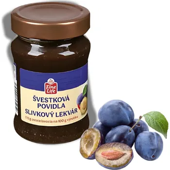 paštika a pomazánka Výhodná cena Švestková povidla 340 g