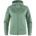 FJÄLLRÄVEN Abisko Grid Fleece Hoodie W, Patina Green (vzorek) velikost: S