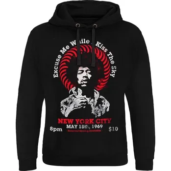 Pánská mikina Jimi Hendrix Mikina Live In New York Epic Unisex Black L