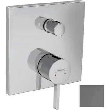 Hansgrohe Finoris - Baterie pod omítku, pro 2 spotřebiče, kartáčovaný černý chrom 76415340