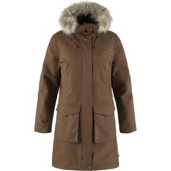 Dámská casual bunda FJÄLLRÄVEN Nuuk Lite Parka W, Dark Oak (vzorek) velikost: S
