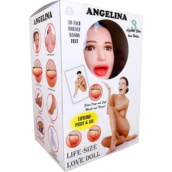 Boss Series ANGELINA 3D vibrační nafukovací panna