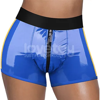 Připínací penis Lovetoy Ingen Chic Strap-on (Blue), unisex strapon boxerky M