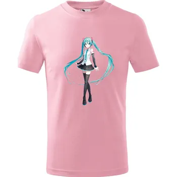 Chlapecké tričko Miku Barva: Zelená, Velikost dětská: 110/ 4 roky