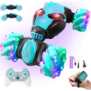 RC model auta Auto Twister Akrobatické Svítící Ovládané Gesty Ruky + Dálkové Ovládání - Dárek