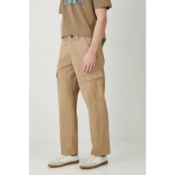 Bavlněné kalhoty Medicine pánské, béžová barva, jednoduché RS25.SPM600 80X, vel. XL