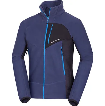 Pánské oblečení Northfinder Pánský flísový multisportovní aktivní svetr JEDRZEJ, tmavě modrá, XL