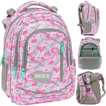 Školní batoh Back Up, vícekomorový, 24 l, vícebarevný
