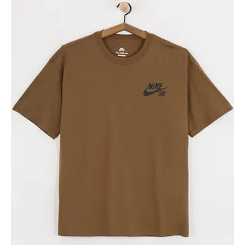 Pánské tričko Nike SB Logo (mosswood brown) S, hnědá