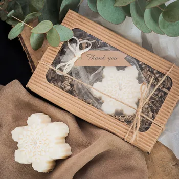 Svíčka Dárková svíčka - vločka, 1 ks