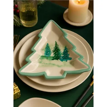 Talíř Sinsay - Talíř s vánočním motivem - zelená - 490GI-07X - 490GI-07X-ONE