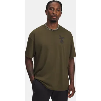 Pánské tričko Under Armour Pánské tričko UA Pjt Rck SS Q4 ST-GRN 6006259-308 Zelená XXL