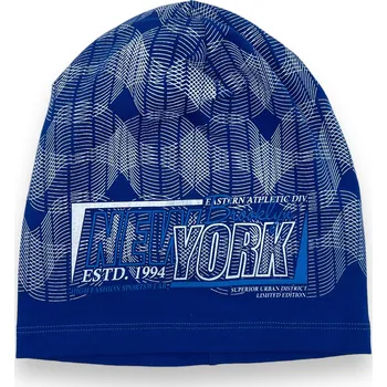 Čepice Fashion Chlapecká jarní čepice NEW YORK Barva: Tyrkysová