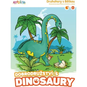 omalovánky Omalovánky Druhohory s Bětkou - Dobrodružství s dinosaury, 1 ks