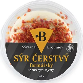 Čerstvý farmářský sýr sušená rajčata, min. 100 g