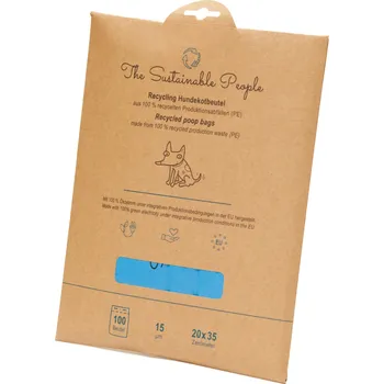sáček na exkrement Sáčky na psí exkrementy z recyklátu závěsné - The Sustainable People, 100 sáčků