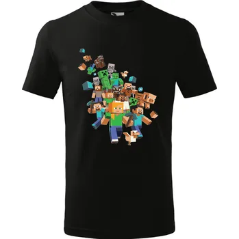 Chlapecké tričko Minecraft pocket Barva: Zelená, Velikost dětská: 110/ 4 roky