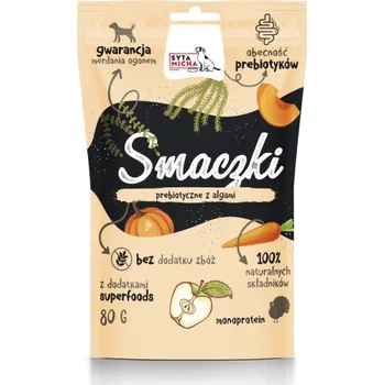 Pamlsek pro psa Prebiotické pamlsky pro psy (GI²D Complex) s řasami - Syta micha, 80 g