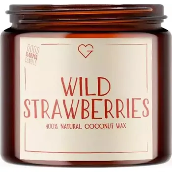 Svíčka Svíčka s bavlněným knotem - lesní jahody, 80 g