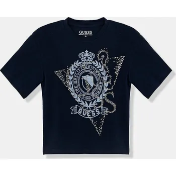 Dívčí oblečení Dětské tričko Guess J5RI30.K6YW4.PPYA námořnická modř 59X, vel. 125-135