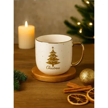 Sinsay - Hrnek s vánočním motivem - zlatá - 006GD-GLD - 006GD-GLD-ONE