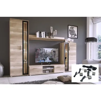 CASARREDO LED osvětlení k obývací stěně BENNY