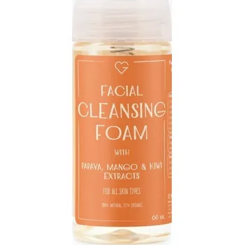 Vitamínová čisticí pěna na obličej, 60 ml