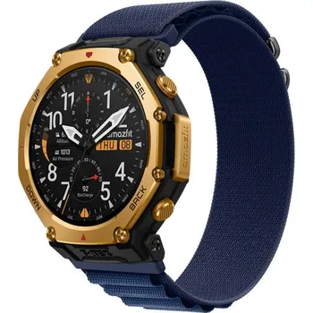 Příslušenství k chytrým hodinkám DUX 124850 Nylonový vyměnitelný řemínek pro Amazfit T-Rex 3 Pro 48mm tmavě modrý