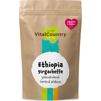 Káva Vital Country Ethiopia Yirgacheffe káva Varianta: Mletá, Množství: 1kg
