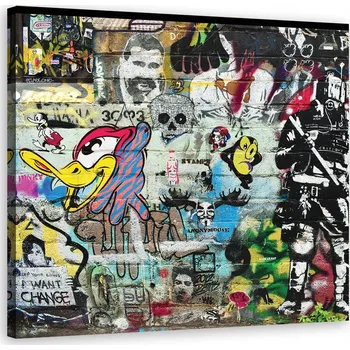 Obraz OBRAZ DO POKOJE PRO MLÁDEŽ Graffiti